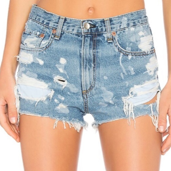 Rag & Bone Justine Brokenland Jean Shorts 24